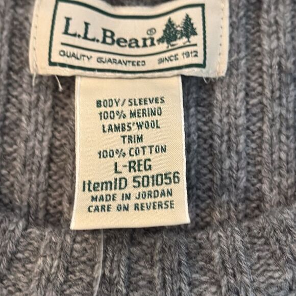 L.L. BEAN Women's Commando Merino Lambs Wool Sweater *NEW* - Picture 4 of 10